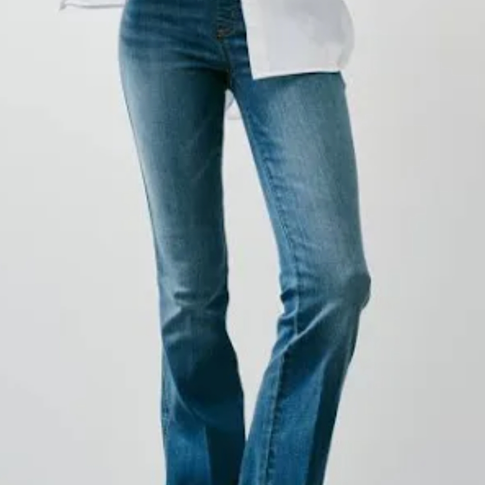 Spanx Flare Leg Jeans with High Waist